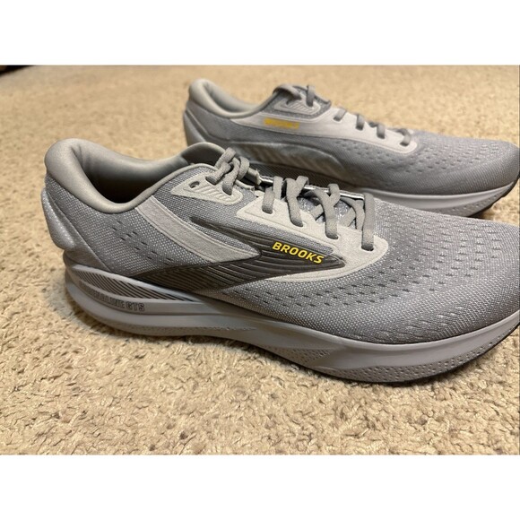 Size 14 Brooks Adrenaline GTS 24 Alloy Gold Fusion NIB NEW men Running Gray main image 5